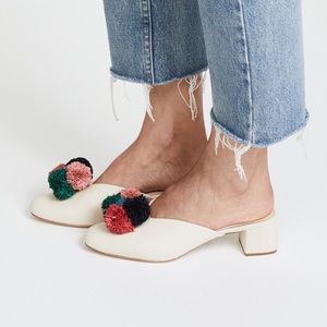 Loeffler Randall Pom Pom Mules